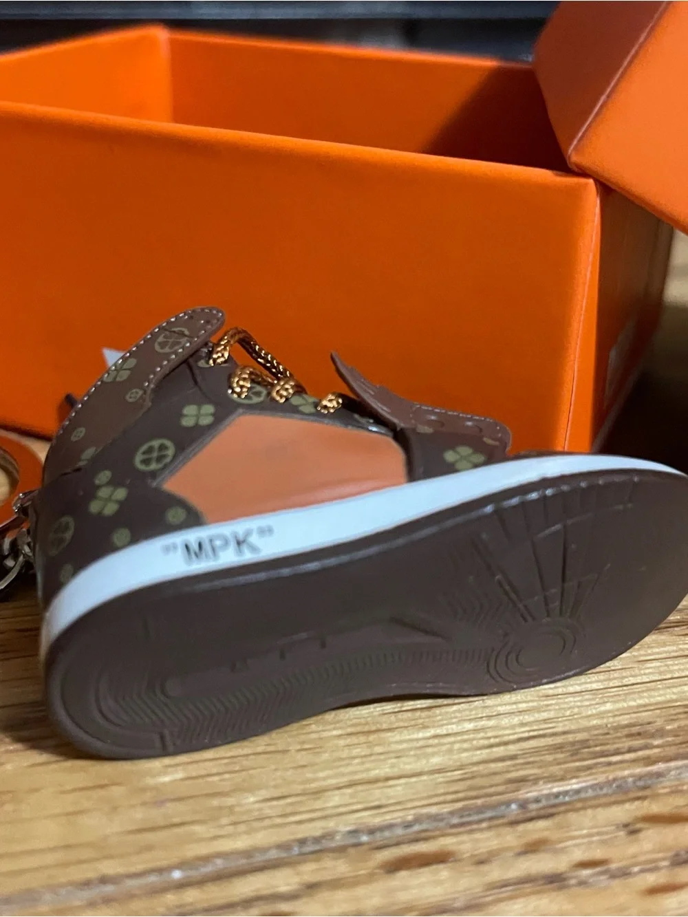 MPK - LV Designer Brown Mini Sneaker Keychain - Unisex Accessorie.In retail box